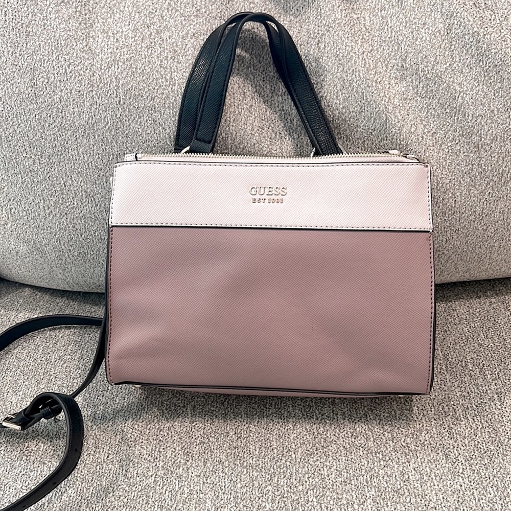 Guess top handle crossbody bag.